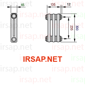 Радиатор IRSAP Tesi 20300/3 T02 CL 01